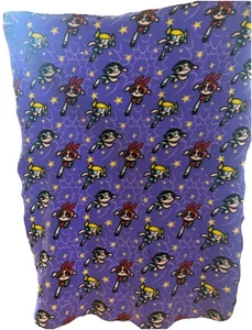 Vintage 2001 Powerpuff Mädchen Fleece Überwurf Decke Y2K Cartoon Network - Bild 1 von 4