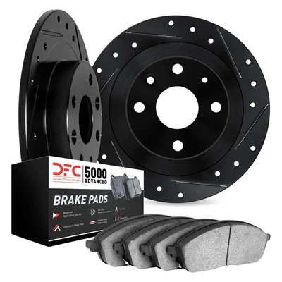 For Lotus Esprit 1976-1979 DFC PRO-KIT 5000 Drilled & Slotted Front Brake Kit Foto 1 de 2