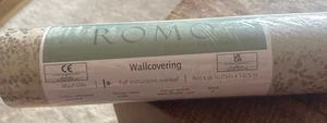 ROMO Nyiri  Husk Washable metallic vinyl wall covering paper W424/02 batch S - Picture 1 of 4