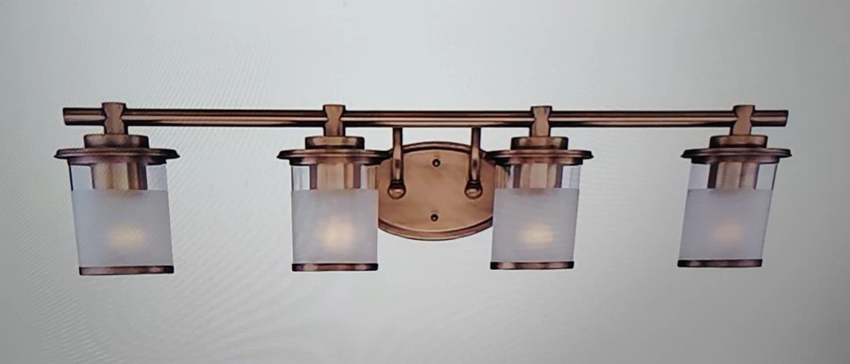 Designers Fountain 6694-OSB Essence Bathroom Vanity Light Old Satin Brass