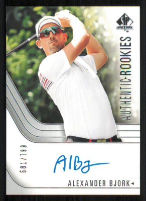2021 SP Authentic #73 Alexander Bjork AU RC /799 - Image 1 of 2