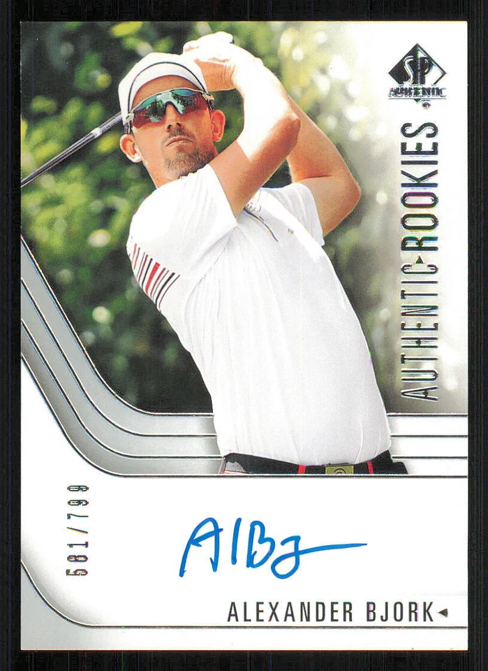 2021 SP Authentic #73 Alexander Bjork AU RC /799 - Image 1 of 2