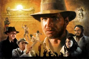 Indiana Jones Raiders of the Lost Ark Covenant Egypt Indy Marion Fine Art Giclée - Picture 1 of 7