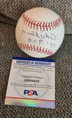PHIL NIEKRO SIGNED OFFICIAL MLB BASEBALL ATLANTA BRAVES HOF PSA/DNA AUTH AM58432 - Image 1 of 4