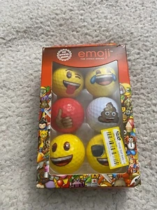 emoji 6 Pcs Iconic Golf Balls #EMGB030 - Picture 1 of 6