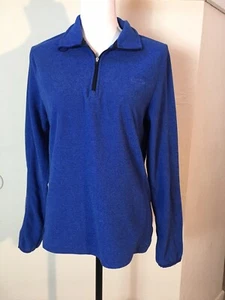 Champion Small Damen 1/4 Zip Pullover Blau Kragen - Bild 1 von 11