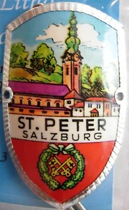 Salzburgo San Pedro nueva insignia montaje stock uña senderismo medallón G9806 - Imagen 1 de 2