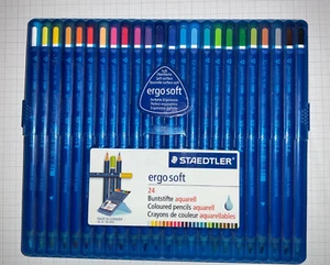 Staedtler Ergo Soft 24 Dreieckige Farbstifte Neu - Bild 1 von 2