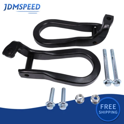 Ganchos de remolque negros para Chevy Silverado 2500HD 3500HD GMC Sierra 2015-2019 #84072464 Foto 1 de 4