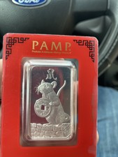 1 oz. Platinum Bar - PAMP Suisse - Year of the Rat - 999.5 Fine in Sealed Assay