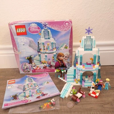 LEGO Disney Frozen 41062 Elsa's Sparkling Ice Castle w/ Box - Missing Parts !!! - Image 1 of 3