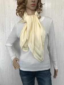 Foulard en de soie Beige Vintage Sdei Arc en ciel Cadeau pour Femme FO421 - Imagen 1 de 11
