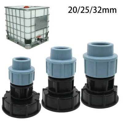 20/25/32mm IBC Tankadapter S60x6 Wassertank Gartenschlauch Ventilverbinder KG - Bild 1 von 4