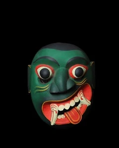 Unique Handcrafted 4 inch Wooden Tribal Devil Mask from Sri Lanka | Traditional - Picture 1 of 1