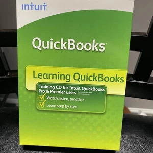 New Sealed Intuit Learning QuickBooks Training CD 2008 - Picture 1 of 6