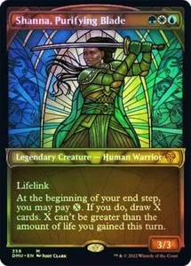 Shanna, Purifying Blade TEXTURED SHOWCASE 358 Mythic - Dominaria United DMU MTG - Picture 1 of 1