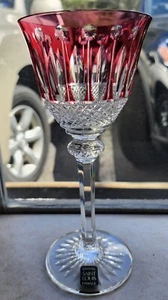 Saint Louis Crystal TOMMY Red Hock Wine 7 3/4 Inch Never Been Used BRAND NEW - Picture 1 of 2