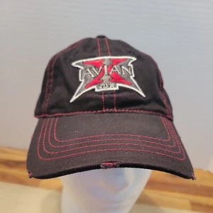 ZINK DUCK & GOOSE CALLS AVIAN-X RED AND BLACK TRUCKERS HAT EXCELLENT PRE WORN - Picture 1 of 4