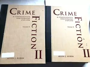 RAR! Krimi II: Eine umfassende Bibliographie, 1749-1990 (2 Bände) sehr guter Zustand - Bild 1 von 14