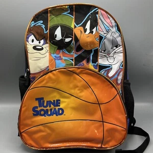 LOONEY TUNE SQUAD KIDS SCHOOL BACKPACK 17" BAG SPACE JAM BUGS DAFFY TAZ MARVIN - Picture 1 of 10