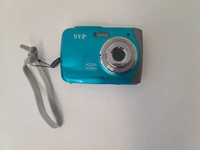 SVP aqua 6800 3 meter waterproof - 18MP camera blue/teal *tested* - Image 1 of 4