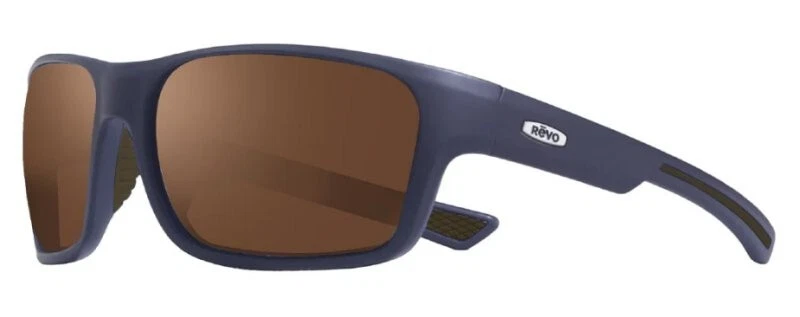 NUEVO REVO GAFAS DE SOL PUNTA Mate Azul Marino Polarizado Terra Lente Foto 1 de 1