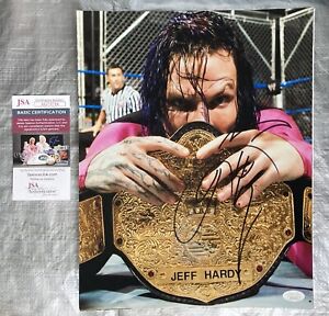 JEFF HARDY SIGNED 11X14 PHOTO WWE JSA AUTHENTICATED AG73716