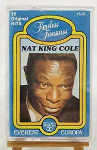 VINTAGE Nat King Cole "Timeless Treasures" Cassette Everest/Europa #16-28 1986 - Picture 1 of 8