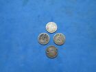 Wonderful Lot (4) Seated Liberty Half Dimes NICE!!!