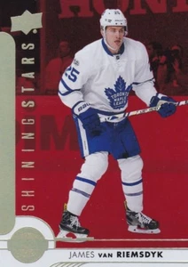 James Van Riemsdyk 2017-18 17-18 cubierta superior 1 estrellas brillantes rojas #ssl-5 Toronto - Imagen 1 de 1