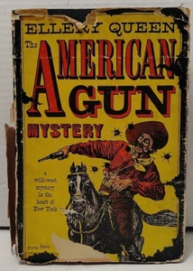 The American Gun Mystery by Ellery Queen - 1945 - 1st Tower Book Printing HCDJ - Imagen 1 de 9