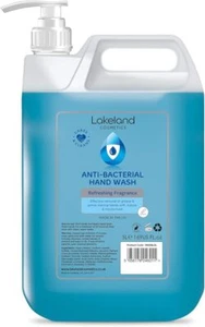 Lakeland Cosmetics Antibacterial Soap Hand Wash 5L Litre with Pump Refill Bottle - Picture 1 of 12