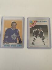 2 Vintage Hockey Cards . Ron Ellis 1970 OPC #221 And Borje Salming 1979 OPC #240