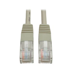 Tripp Lite N002-020-GY 20 FT Cat5e Cat5 350MHz geformtes Patchkabel RJ45 M/M grau - Bild 1 von 2