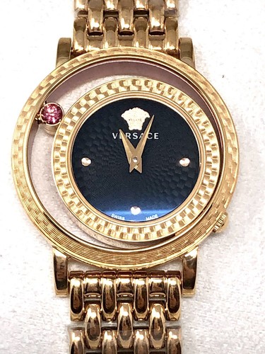 Orologio VERSACE Venere Topazio Accento Bracciale Tono Oro VDA040014