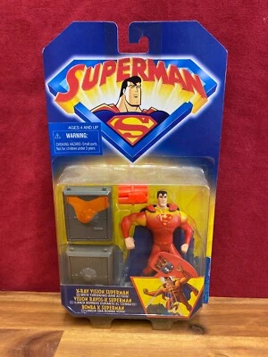Figura de acción Kenner DC Superman animada X-Ray Vision Superman 1998 5" de colección Foto 1 de 3