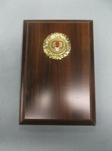 Basketballplakette 4 1/2x6 1/2 Kirschfinish Award Trophäenball und Backboard - Bild 1 von 1