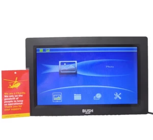 Bush 9'' Digital Photo Frame DF-910 Black 800x480 Resolution F4 - Picture 1 of 8