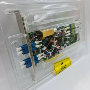 Silicom PEG2BPFI-LX-SD-RoSH Dual Port Fiber (LX) Gigabit Ethernet Bypass Adapter - Picture 1 of 11