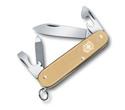 Rare Victorinox Cadet Alox Champagne Gold 2019 Limited Edition Swiss Army Knife - Image 1 of 4