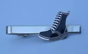 Black Boot Quality Enamel Tie-pin - Picture 1 of 1