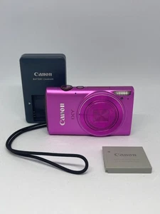 Cámara digital Canon IXY 610F PowerShot ELPH 330 HS IXUS 255 HS rosa 12,1 MP excelente - Imagen 1 de 6