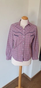 Holzfäller Hemd Damen Cowboy Gr. 36/38 blau rot weiss kariert - Bild 1 von 3