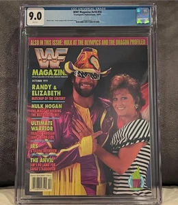 Pro Wrestling Illustrated October 1991 Randy Savage Elizabeth CGC 9.0 NONE⬆️ - Picture 1 of 4