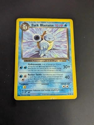 Dark Blastoise 004/110 - WotC Legendary Collection - Non-Holo - TCG Pokemon - LP - Image 1 of 4