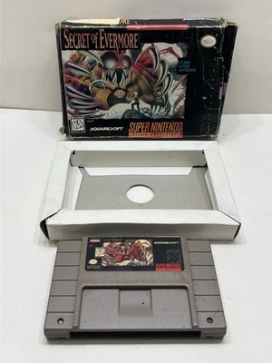 Secret of Evermore (Super Nintendo Entertainment System, 1995) SNES No Manual - Image 1 of 4
