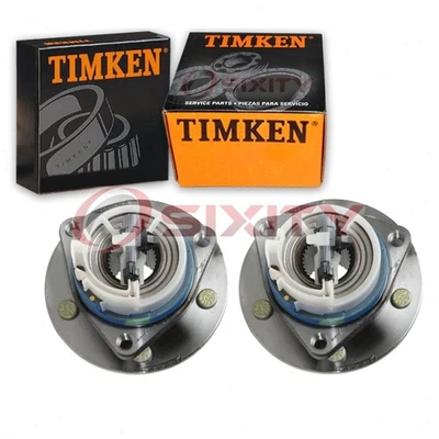 2 pc Timken Front Wheel Bearing Hub Assembly for 1997-2001 Buick Park Avenue fb - Image 1 of 4