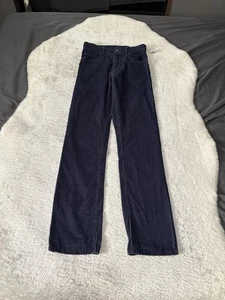 New Gap Kids Navy Blue Corduroy Slim Chino Pants Size 16 - Picture 1 of 8