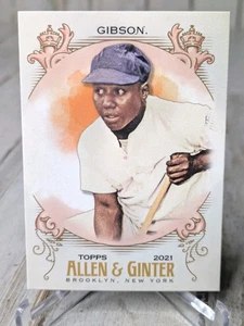 2021 Topps Allen & Ginter Josh Gibson #317 Short Print - Picture 1 of 2