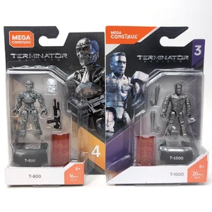 MEGA Construx Heroes Series 4 Terminator Genisys T‑800 & T‑1000 GCL95 GGG36 - Bild 1 von 5